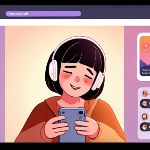 Home 4 A friendly, empathetic chatbot offering song recommendations to a user who is feeling down.**
Prompt: A comforting chatbot interface with a cartoon avatar offering song suggestions to a user, soft pastel colors, focus on the empathetic expression of the chatbot avatar, warm lighting, digital illustration.
**